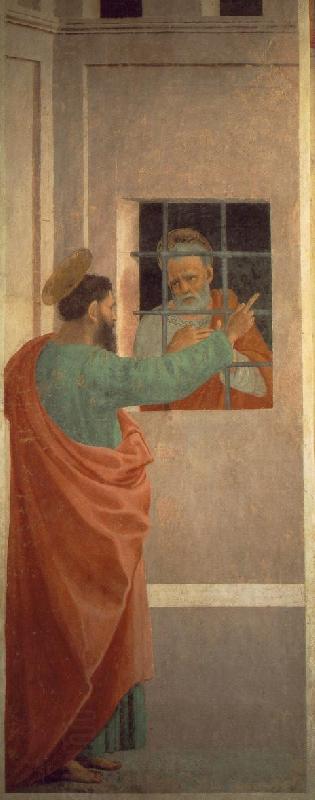LIPPI, Filippino St Paul Visits St Peter in Prison dh oil painting picture